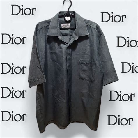 vintage dior silk shirt|christian dior monsieur shirt.